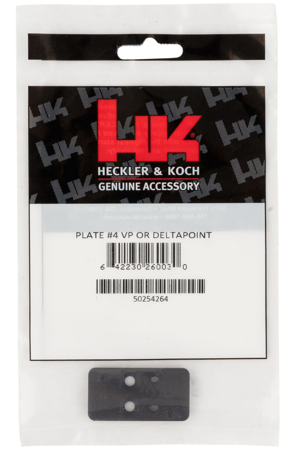 HK VP9 Mounting Plate #4 Black