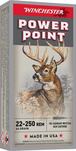 Winchester Super-X Power-Point .22-250 Remington