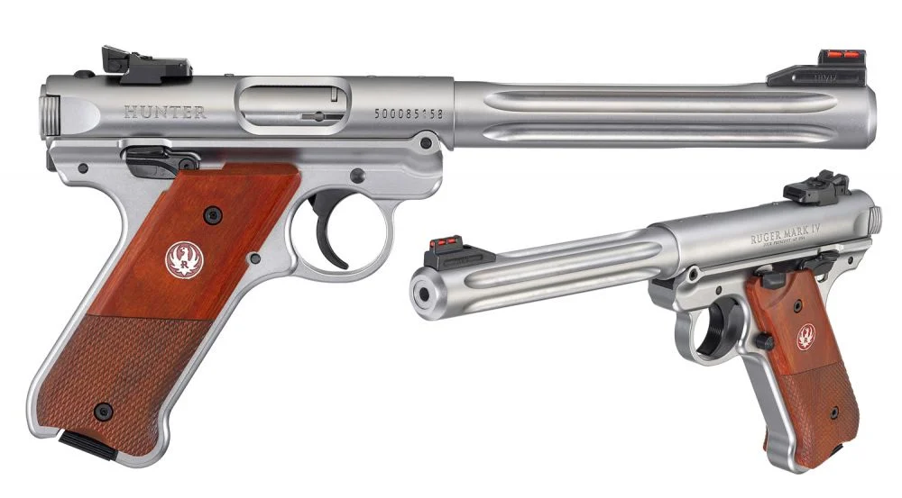 Ruger Mark IV Hunter .22 LR Satin Stainless Pistol