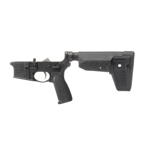 Bravo Company BCM AR-15 Lower Receiver with Mod-1 SOPMOD Compartment Stock Factory Blem .223 Remington Black AR-15 Lower Receiver