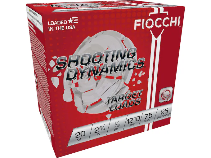 Fiocchi Shooting Dynamics 20 Gauge Ammo 250rounds - Fast Ship for sale